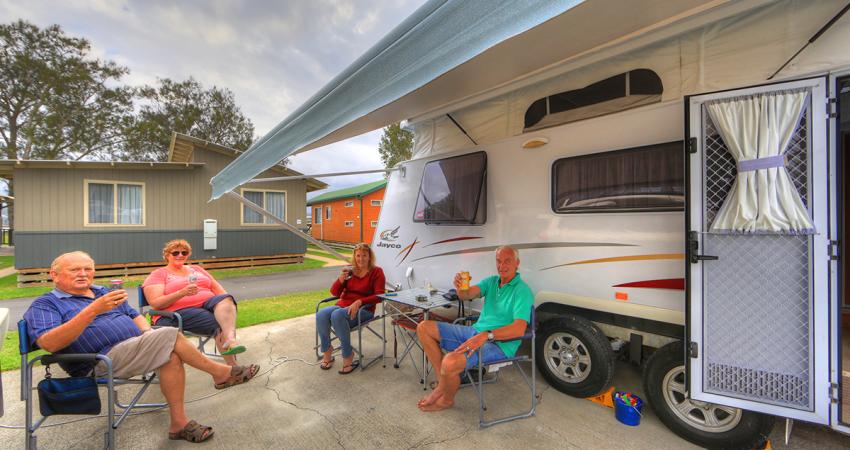 Powered Van Site BIG4 Batemans Bay Easts Riverside