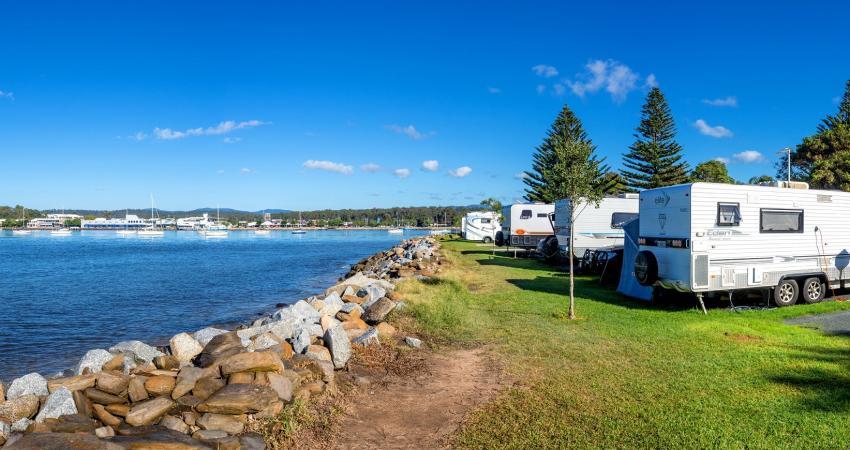 Batemans Bay Easts Waterfront Van Site BB 556 Pano