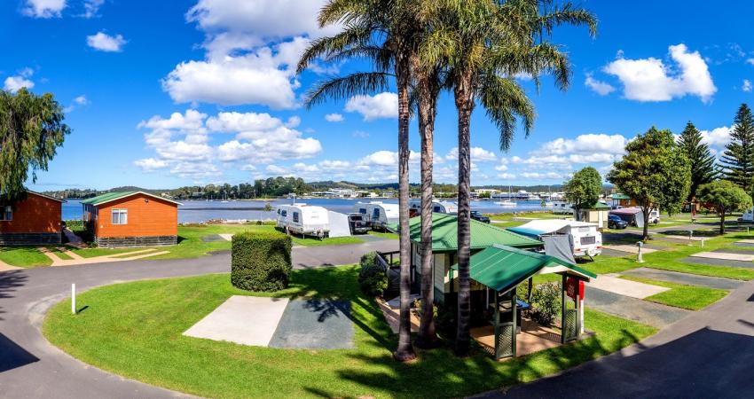 Batemans Bay Easts Waterfront Van Site BB 871 Pano